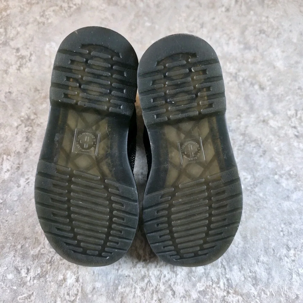 Dr Martens 1460 Pascal Lace Up Side Zip Boot‎ Toddler Size 10 Shimmery Sparkle
